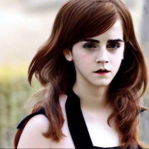 Prompt: anime emma watson, emerald herald