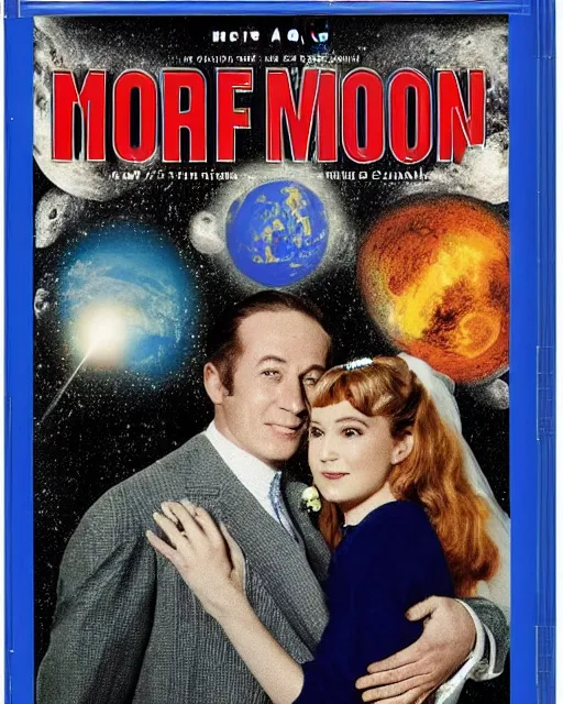 Prompt: 'I Married The Moon!' blu-ray DVD case still sealed in box, ebay listing