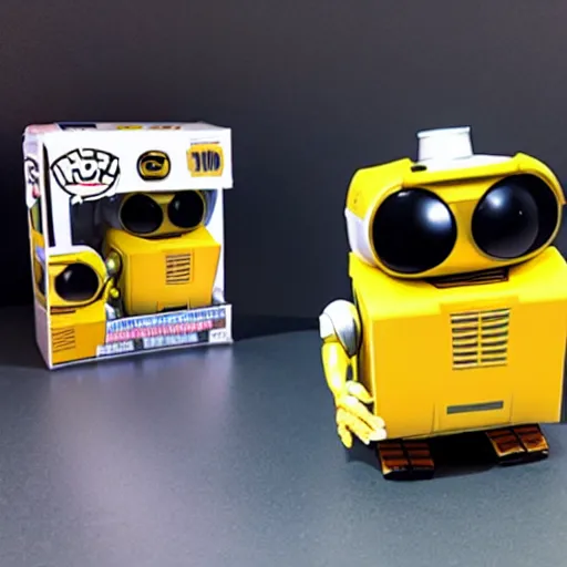 Image similar to Wall-E Funko Pop with package