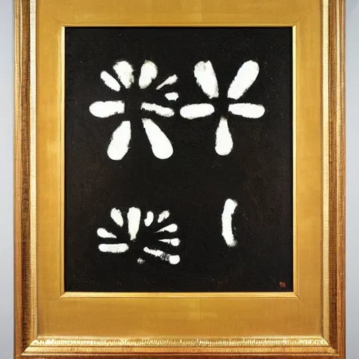 Prompt: painting by adolph gottlieb