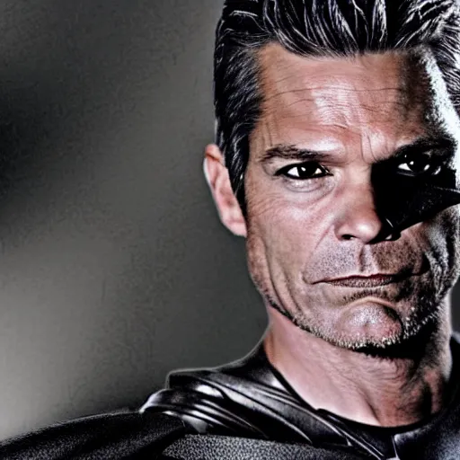 Image similar to Timothy Olyphant as Batman, HD, Hyper realistic, intricate detail