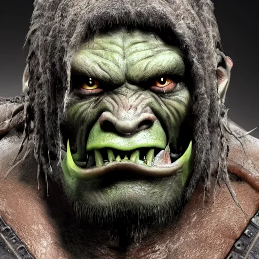 Prompt: a photo of an orc