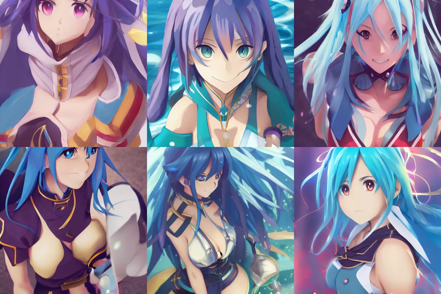 Prompt: beautiful anime art of Aqua from Konosuba by WLOP, rossdraws Logan Cure Mingchen Shen BangkuART sakimichan yan gisuka, JeonSeok Lee zeronis Chengwei Pan on artstation