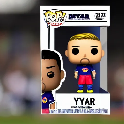 Image similar to neymar funko pop