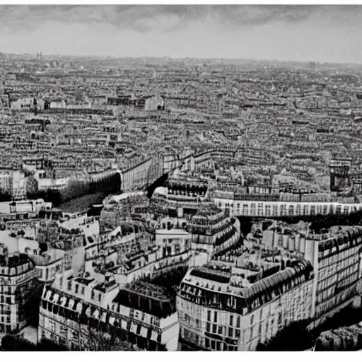 Image similar to photo of paris 5000 years ago