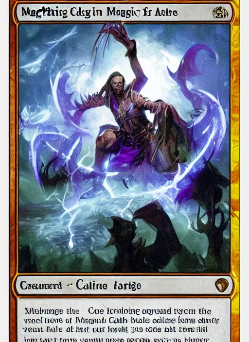 Image similar to magic the gathering card named the calling