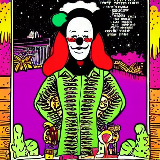 Image similar to coco the clown by broken fingaz