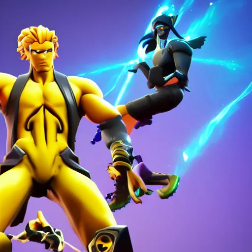 Image similar to Dio from Fortnite