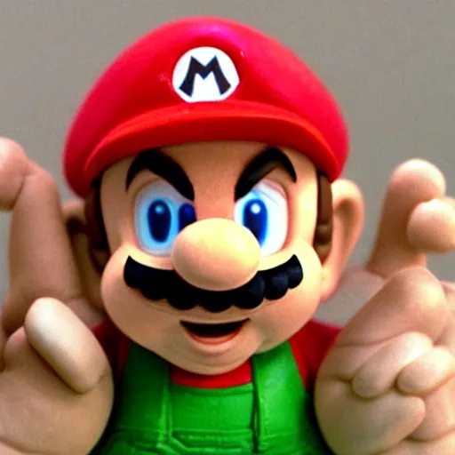 Image similar to Super Mario Bros claymation