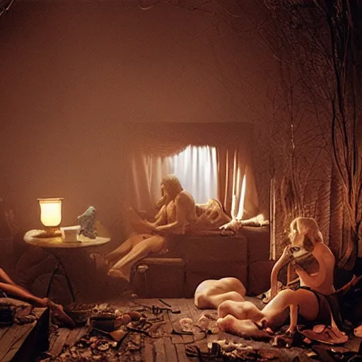 Prompt: a photo of cosmic horror, by gregory crewdson, highly detailed, vivid color,