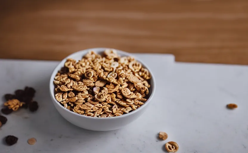 Image similar to a bowl of cereals, natural light, cinematic lighting, 8 k