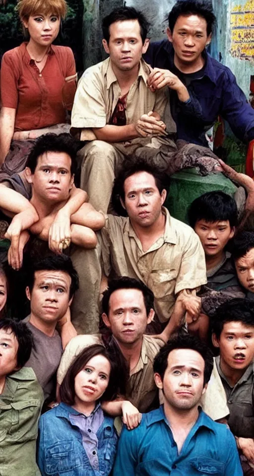 Image similar to the cast of it's always sunny in philadelphia have been drafted to vietnam