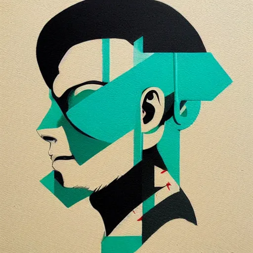 Prompt: Zoro Profile Picture by Sachin Teng, asymmetrical, Organic Painting , Matte Painting, geometric shapes, hard edges, graffiti, street art,:2 by Sachin Teng:4