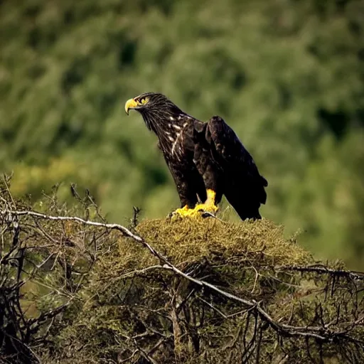 Image similar to a black spotted eagle 4k, award winning nature photography t