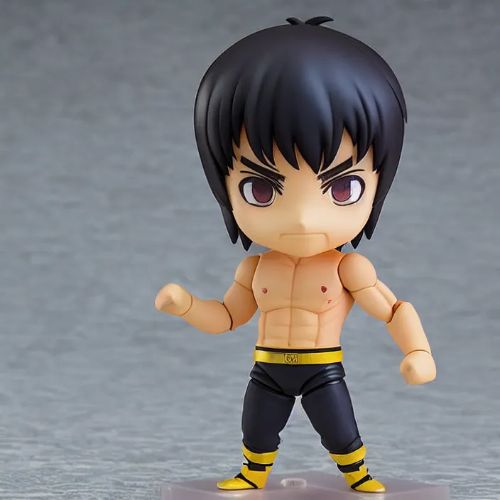 Image similar to Bruce Lee, An anime Nendoroid of Bruce Lee, figurine, detailed product photo