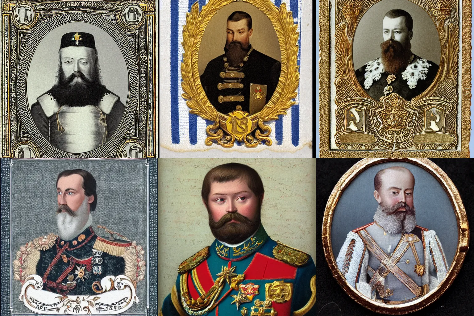 Prompt: russian tsar Peter I