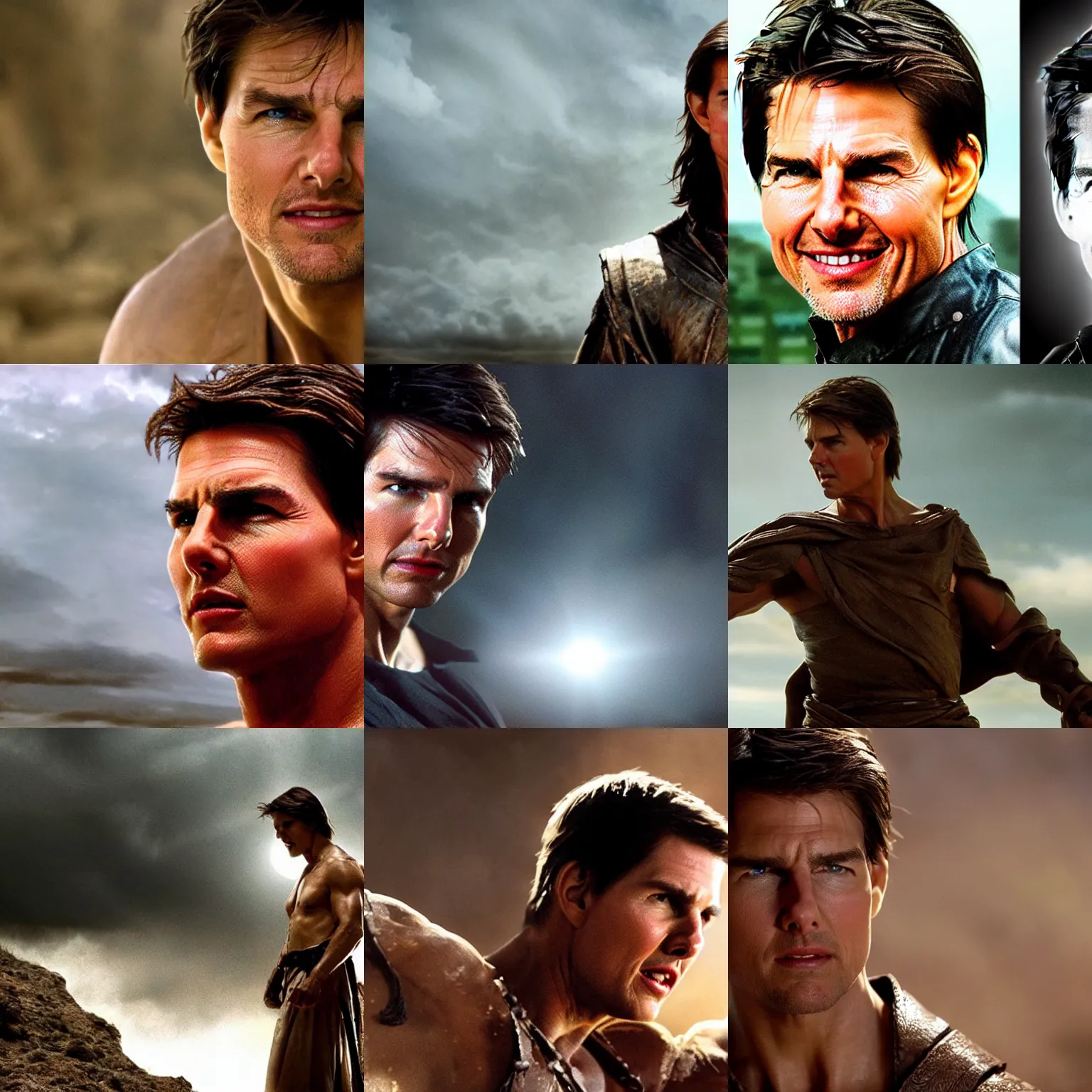 Prompt: Tom Cruise in a Biblical epic, cinematic lighting