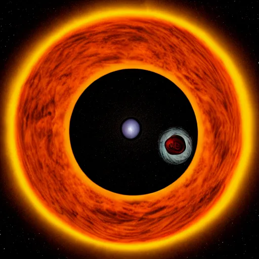 Image similar to black hole sun