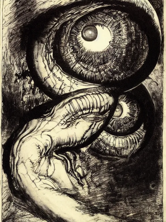 Prompt: one-eyed single-eyed Cyclops Polyphemus concept art with one huge eye. Extremely high detail, details, realistic, masterpiece, colorful, art by Arthur Rackham, Muzinabu, Johann Tischbein, Eugene de Blaas, Frederic Leighton, Harry Clarke