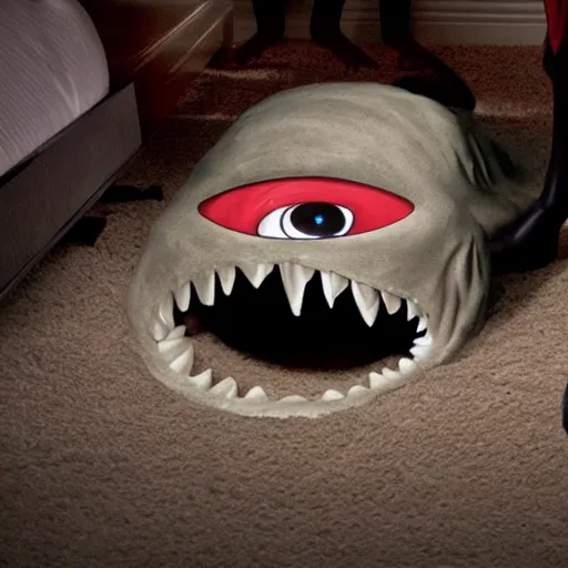 Prompt: the monster under your bed