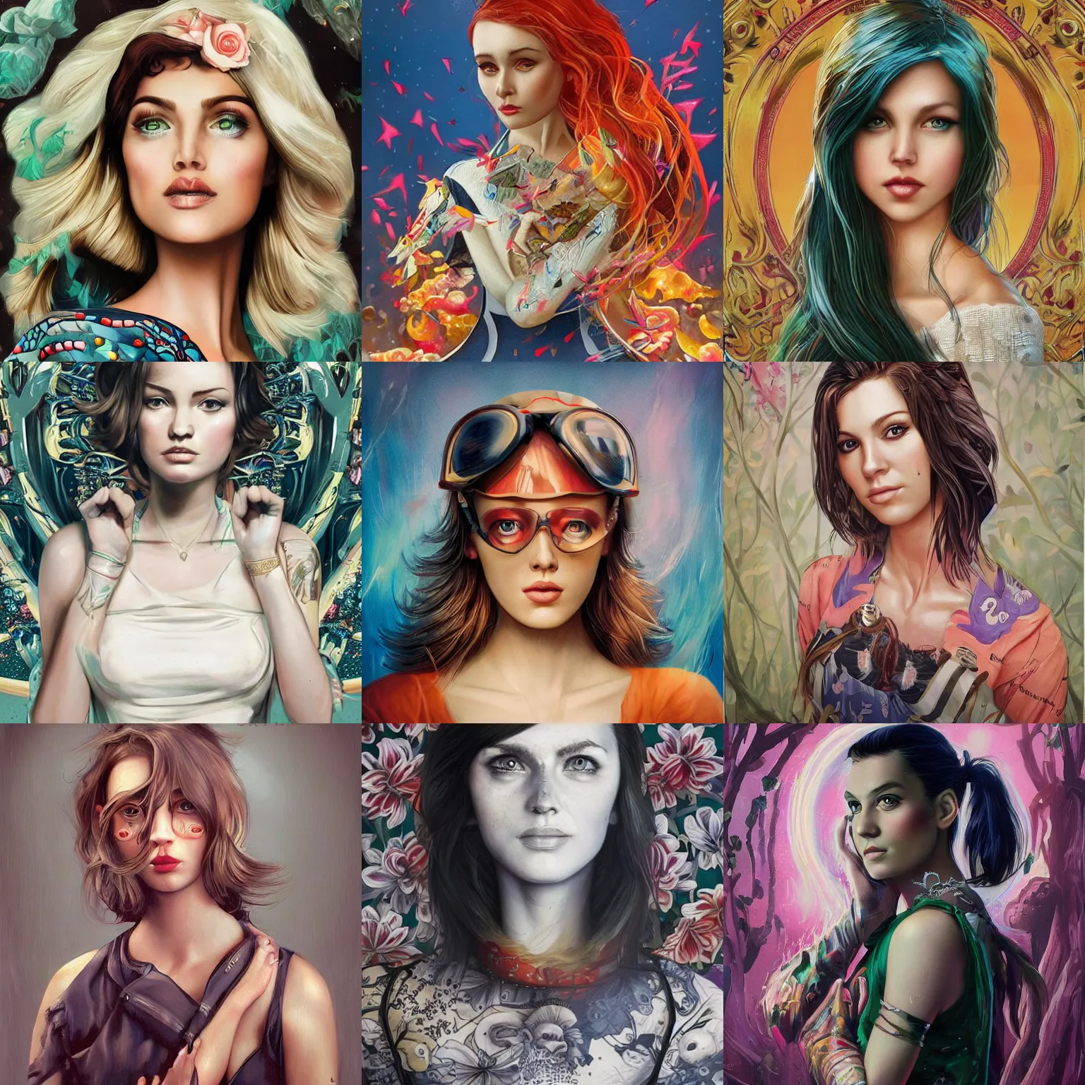 Image similar to sarah down finder portrait, Pixar style, by Tristan Eaton Stanley Artgerm and Tom Bagshaw.