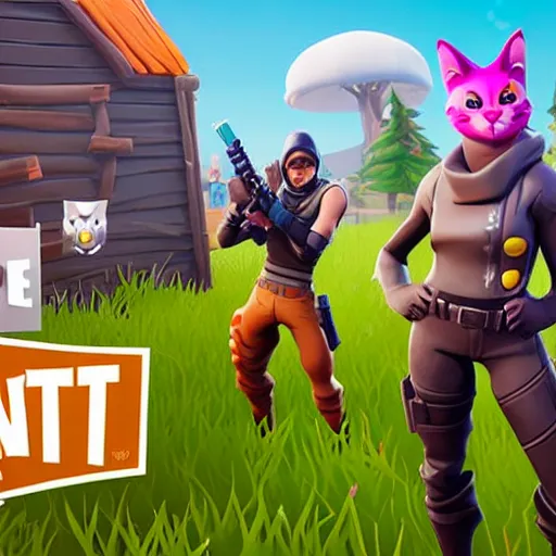 Image similar to fortnite kitten skin