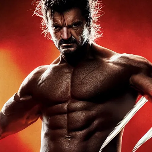 Prompt: Ricardo Arjona as Wolverine, 8k, movie poster