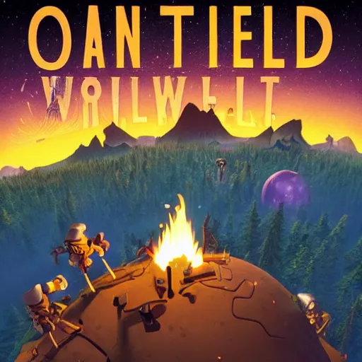 Image similar to outer wilds venture, poster