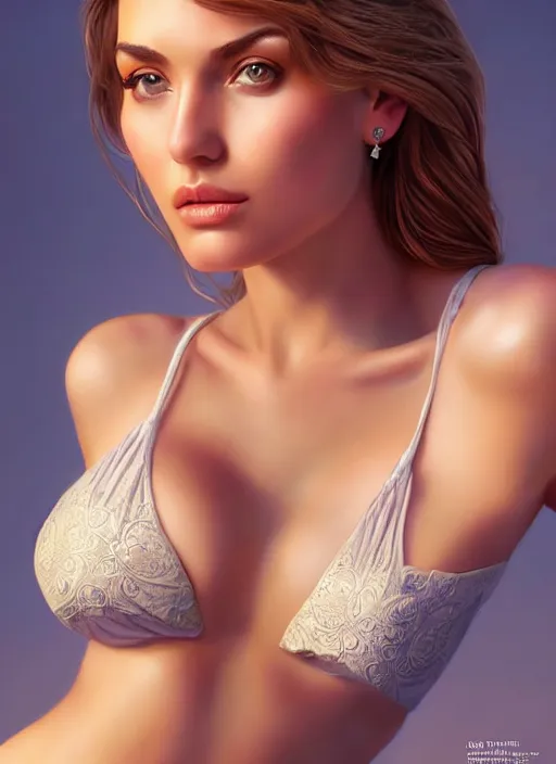 Image similar to a gorgeous greek female photo, professionally retouched, muted colors, soft lighting, realistic, smooth face, full body shot, torso, dress, perfect eyes, sharp focus on eyes, 8 k, high definition, insanely detailed, intricate, elegant, art by artgerm and j scott campbell and mark hill