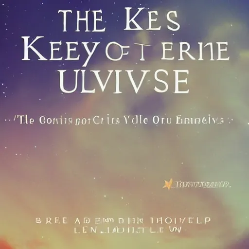 Prompt: the keys to universe