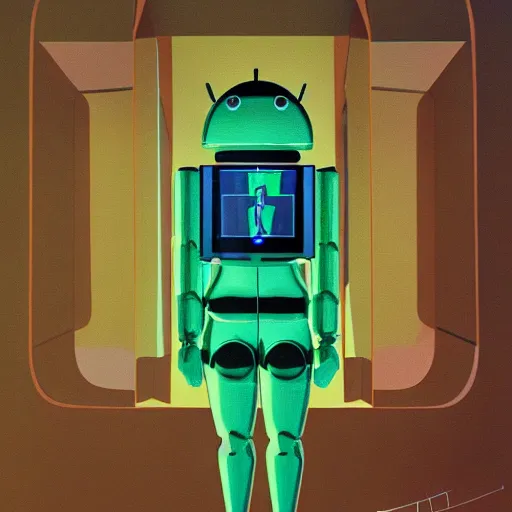 Image similar to portrait of female android, from a stanley kubrick movie