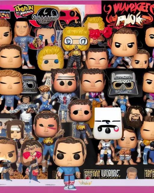 Image similar to Wrestler Funko Pop. Photographic, photography