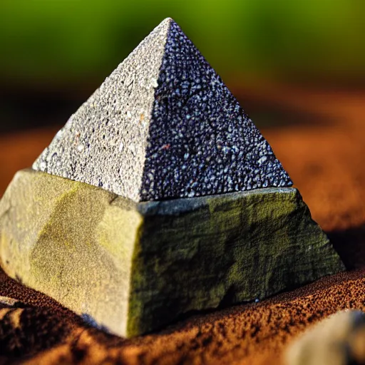 Prompt: zen stone pyramid