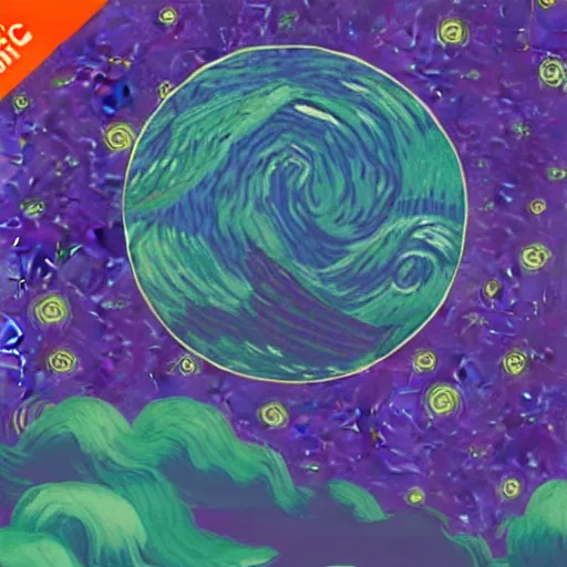 Image similar to a vaporwave landing page template trending on dribbble intricate design by vincent van gogh 4 k detailed