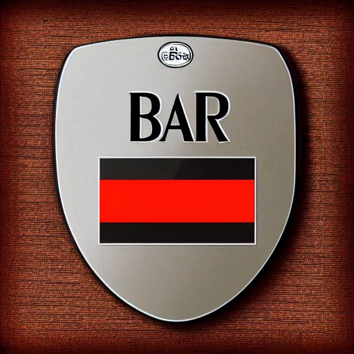 Image similar to bar magnet on a shield, smooth, digital art