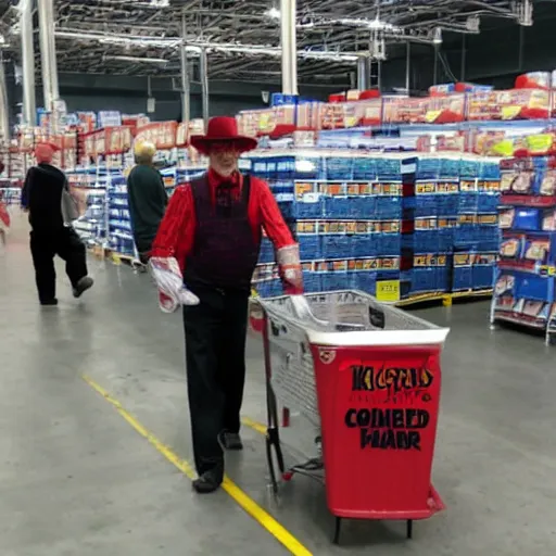 Image similar to Freddy Krueger working at Costco