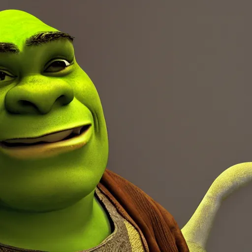 Prompt: Shrek sobbing, crying, depressed, photo, detailed, 4k