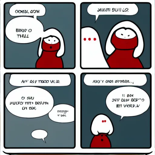 Prompt: Two buttons by Catana comics