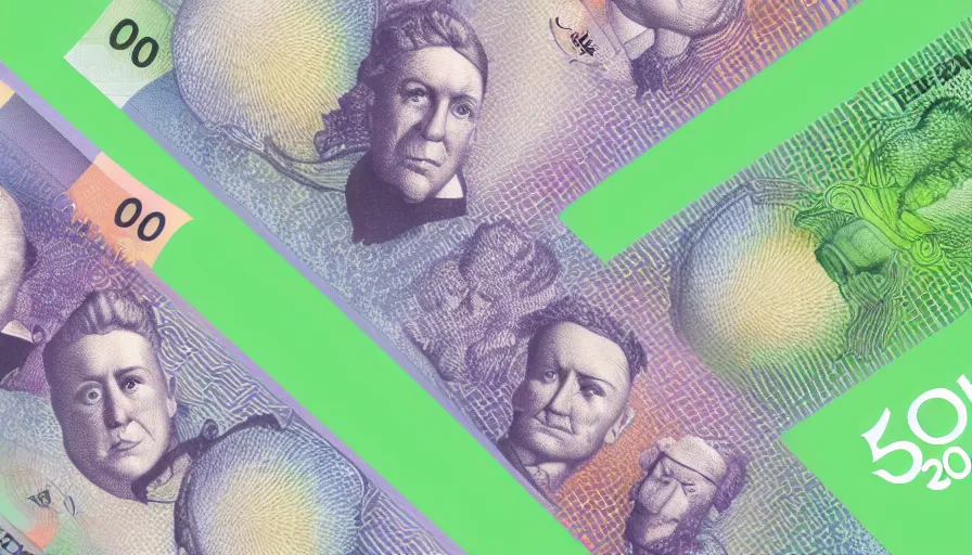 Image similar to concept design of british £ 5 0 note for the year 2 0 3 3