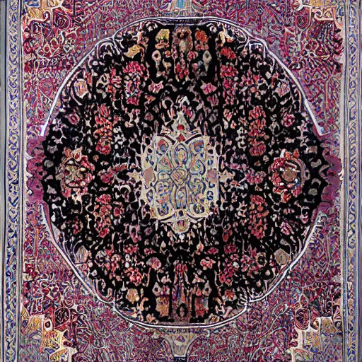 Image similar to arabic carpet, beautiful design