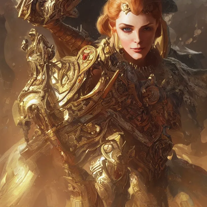 Image similar to warhammer, russia, d & d, fantasy, intricate, elegant, highly detailed, digital painting, artstation, concept art, matte, sharp focus, illustration, art by artgerm and greg rutkowski and alphonse mucha