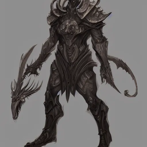 Image similar to concept art of aetherborn, full body, fantasy, trending on artstation