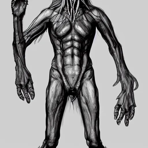 Image similar to full body concept art of a Dread Re-animator trending on artstation deviantart Pinterest detailed High Resolution HD 8k