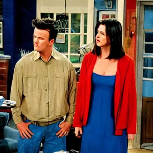 Prompt: The one where Chandler and Monica become serial killers