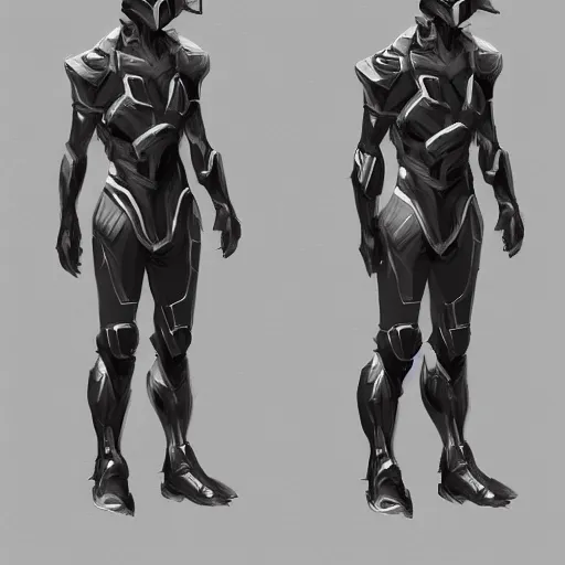 Image similar to concept art, stylized proportions, very long legs, broad shoulders, concept design, sketch, human character, science fiction suit, helmet, trending on artstation