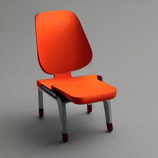 Prompt: a chair from the future, futuristic