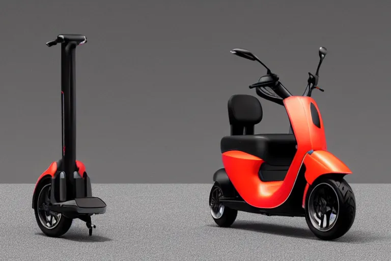 Image similar to a mobility scooter designed by mclaren