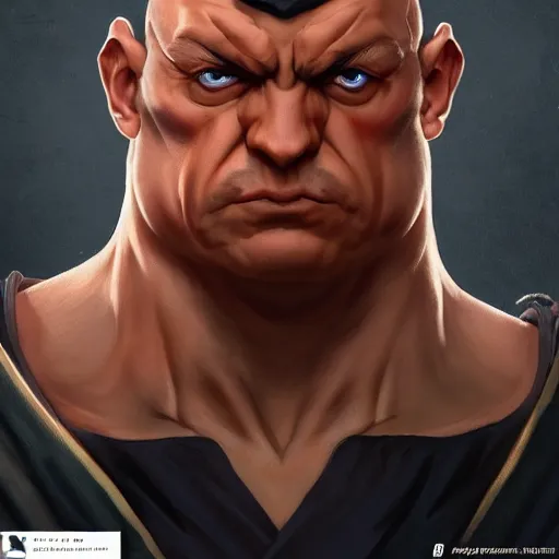 Prompt: igor dodon as a street fighter character, cg animation, capcom, realistic, character select portrait, by artgerm, greg rutkowski, alphonse mucha, trending on artstation, digital art