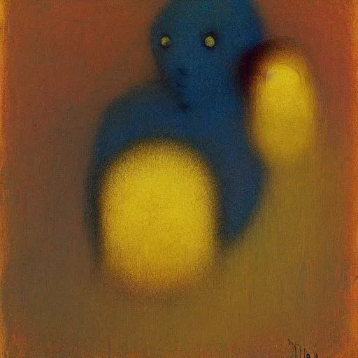 Prompt: !!!!!!!pareidolia!!!!!!!!! by Odilon Redon