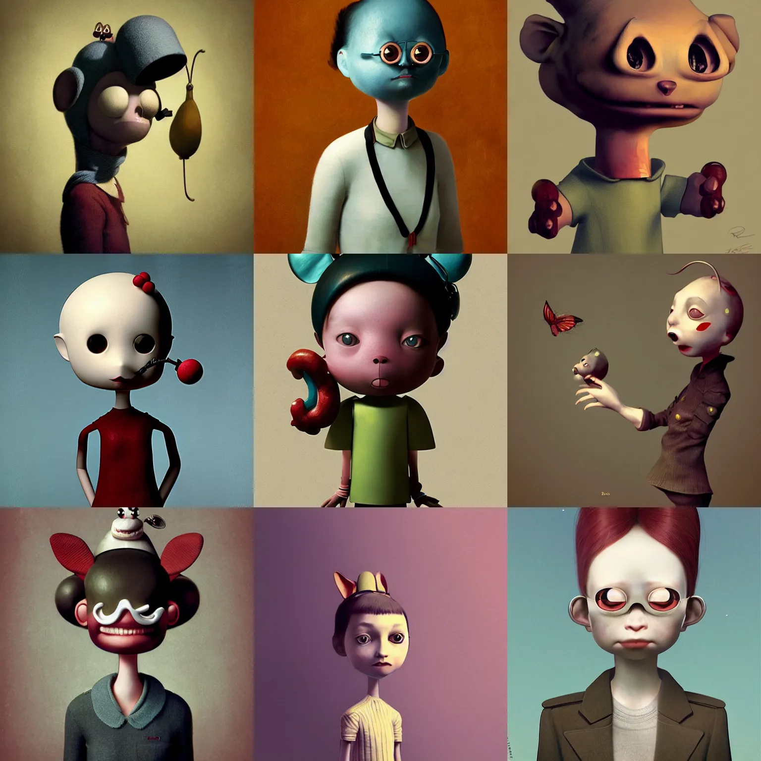 Prompt: whimsical character by goro fujita, ray caesar